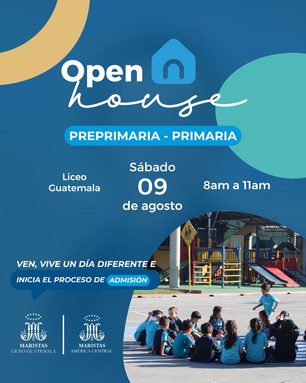 Admisiones Liceo Guatemala Open House agosto 2025
