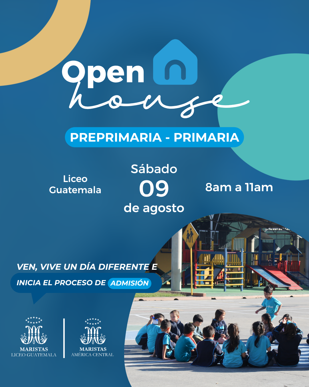 Admisiones Liceo Guatemala Open House agosto 2025
