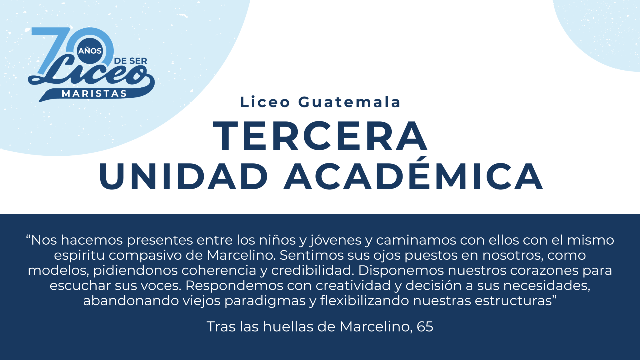 Tercera unidad académica Liceo Guatemala